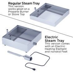 Steam Tray and Heating Options