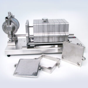 Stainless steel filter press and plates