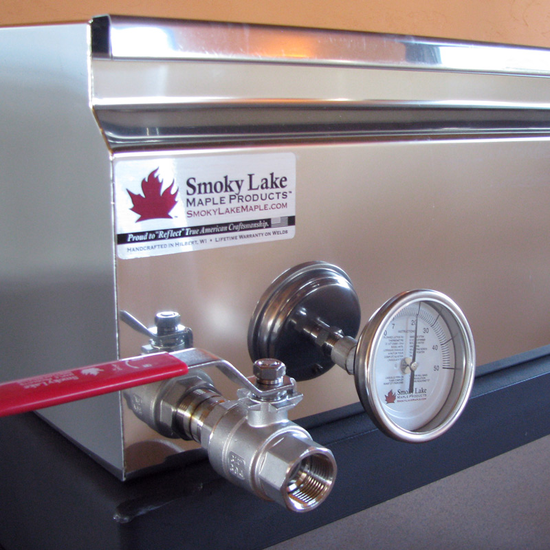 Adjusting a Thermometer Port | Smoky Lake Maple Products, LLC