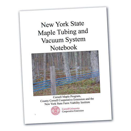 New York State Maple Tubing and Vacuum System Notebook