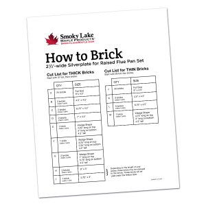 How to Brick a 2-1/2-Foot Wide Silverplate for a Raised Flue Pan Set
