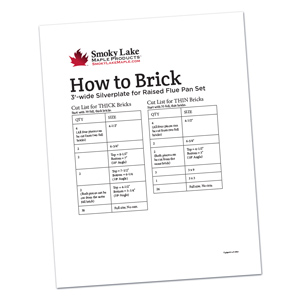 How to Brick a 3-Foot Wide Silverplate for a Raised Flue Pan Set