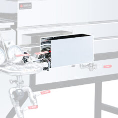 Transfer Float Box for a Raised Flue Pan Set with SSR