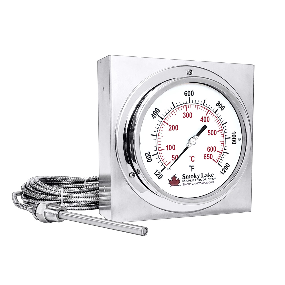 Stack Temperature Thermometer, 6 Dial