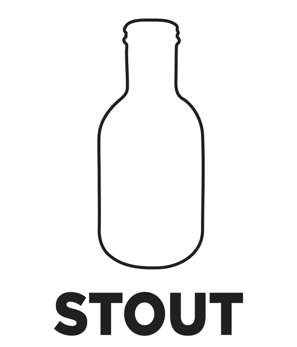 Icon - Stout Glass Bottle