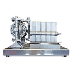 Stainless Steel Filter Press, 10-Filter, Air Pump
