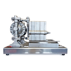 Stainless Steel Filter Press, Air Pump, 6-Filter