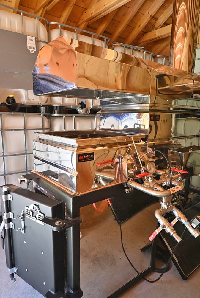 Forest Mill Farm -Silverplate Evaporator from Smoky Lake