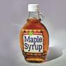 Homemade Maple Syrup Label Shown on an 8 oz Bottle