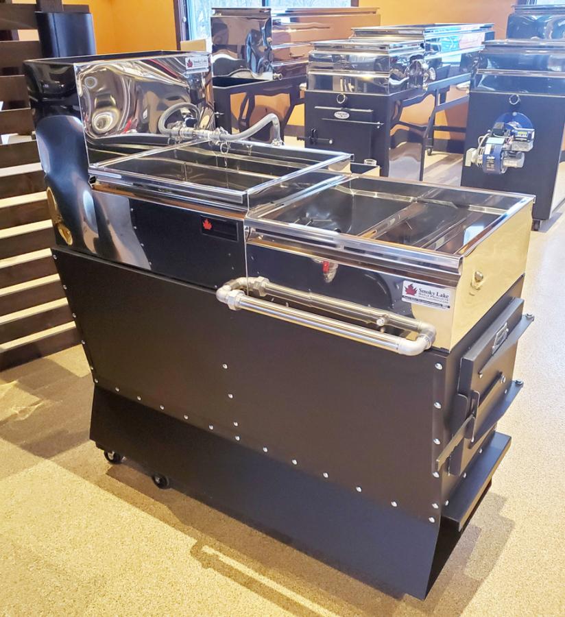 Dauntless Evaporator with Drop Flue Pan Set Customize It! Smoky Lake Maple Products, LLC