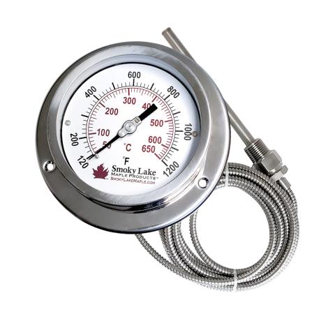 Stack Temperature Thermometer, 4" Dial - Smoky Lake Maple Products, LLC