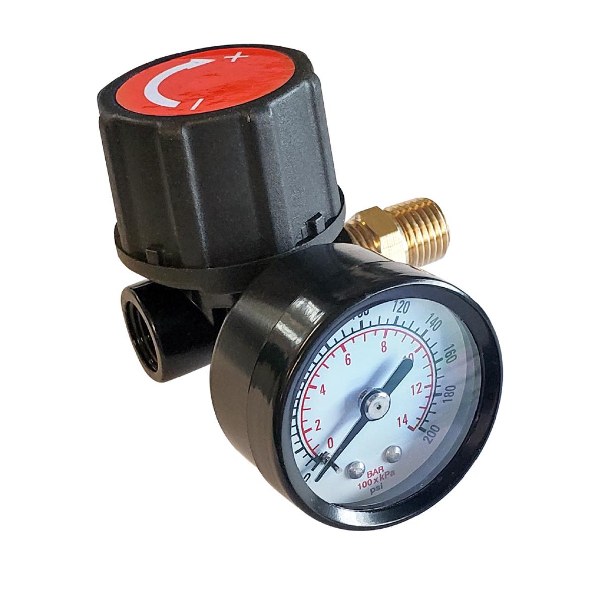 Air Compressor Regulator with Gauge and Nipple | Smoky Lake Maple ...